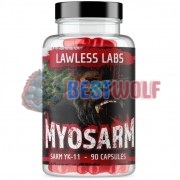 Myosarm [Миостатин] (5 мг x 90 капс), Lawless Labs