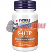 Chewable [Гидрокситриптофан] (90 табл), NOW Foods