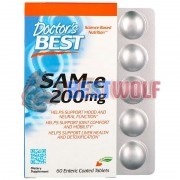 SAM-e [Адеметионин] (200 мг x 60 табл), Doctor's Best