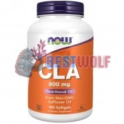 CLA (800 мг x 90 капс), NOW Foods