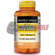Water Pill [with Potassium] (90 табл), Mason Natural