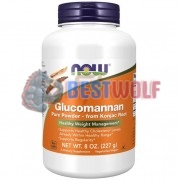 Glucomannan [Pure Powder - from Konjac Root] (227 гр x 114 порций), NOW Foods