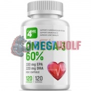 Omega-3 [60% EPA & DHA] (120 шт по 1000 мг), 4Me Nutrition