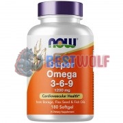 Super Omega 3-6-9 (90 шт по 1200 мг), NOW Foods
