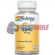 Zinc 50 мг (100 шт), Solaray