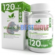 Vitamin D3 (120 шт), NaturalSupp
