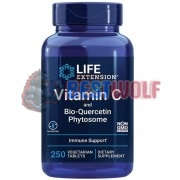 Vitamin C and Bio-Quercetin Phytosome (250 шт), Life Extension