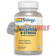 Balanced B-Stress [with vitamin C] (100 шт), Solaray