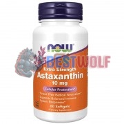 Astaxanthin [Extra Strength] (60 шт по 10 мг), NOW Foods