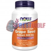 Grape Seed Extract (90 шт по 500 мг), NOW Foods