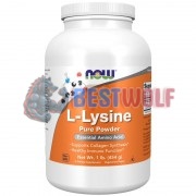 L-Lysine [Pure Powder] (454 гр), NOW Foods