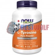 L-Tyrosine [Pure Powder] (113 гр: 323 порций), NOW Foods