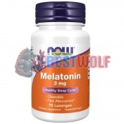 Melatonin (90 шт по 3 мг), NOW Foods