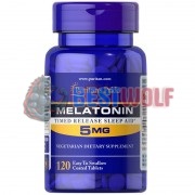 Melatonin [Timed Release] (120 шт по 5 мг), Puritan's Pride