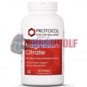 Magnesium Citrate [plus Glycinate & Malate] (180 шт), Protocol For Life Balance