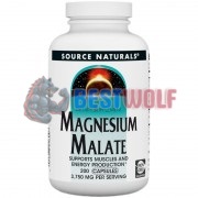 Magnesium Malate [3750 мг per порцийing] (200 шт), Source Naturals