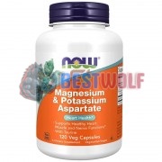 Magnesium & Potassium Aspartate (120 шт), NOW Foods