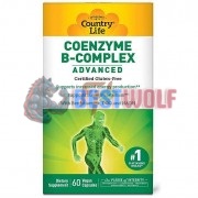 Coenzyme B-Complex [Advanced Formula] (60 шт), Country Life